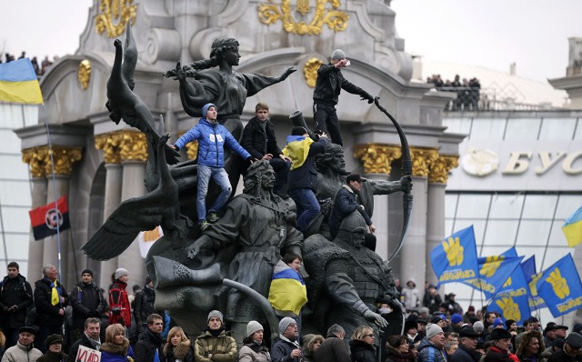  Впечатляющие кадры украинских протестов -ФОТО
