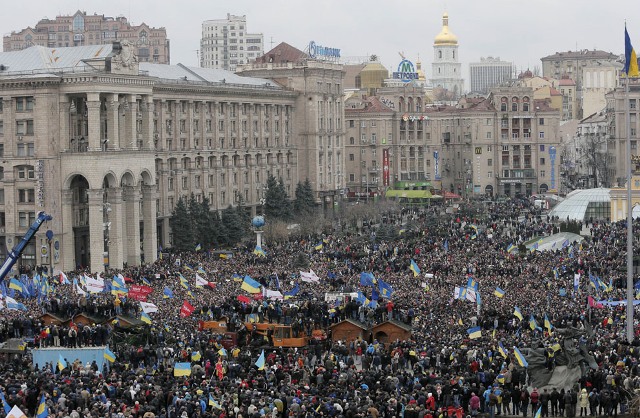 Впечатляющие кадры украинских протестов -ФОТО