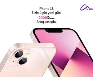Brand new iPhone 13 smartphones with 50GB free internet now available at Azercell Exclusive shops!