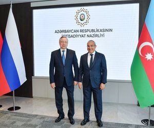 Azerbaijani economy minister, governor of St. Petersburg mull enhancing joint activities in shipbuilding Azerbaijani economy minister, governor of St. Petersburg mull enhancing joint activities in shipbuilding