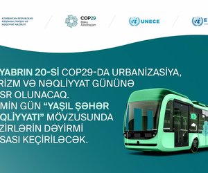 Ministerial roundtable on Green Urban Transport to be held within COP29 Ministerial roundtable on Green Urban Transport to be held within COP29