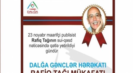Rafiq Tağı mükafatının qalibləri bəlli oldu