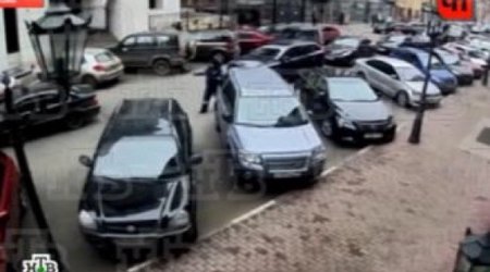 Похищение BMW с двумя миллионами долларов «на борту» - ВИДЕО