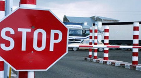 5-километровая пробка на границе с Грузией