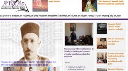 Azərbaycan yazıçılarının saytı yaradıldı