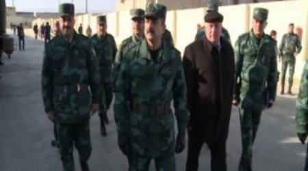 Эльчин Гулиев на открытии новой военной части -ВИДЕО