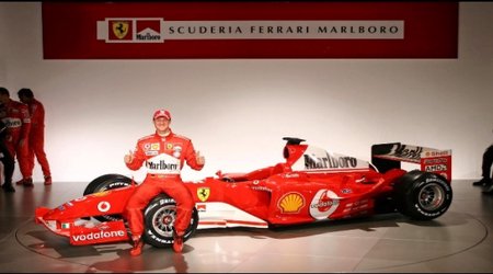 Ferrari F300, на котором Шумахер выступал в "Формуле-1", продан
