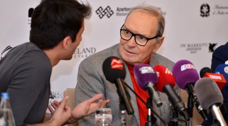 Ennio Morrikoni: Azərbaycan musiqisinin regiona təsiri güclüdür - FOTO