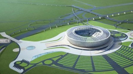 Bakıda gələn il istifadəyə veriləcək möhtəşəm stadion - FOTOLAR