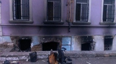 AXCP-nin qərargahında partlayış olub - FOTOLAR