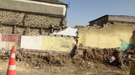 Bakıda evləri söküb yerində yol çəkdilər - FOTOLAR