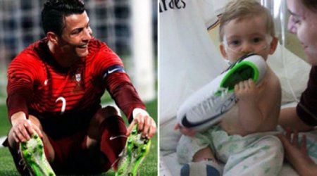 Ronaldo oğlunun müalicəsi üçün butsilərini hərraca çıxarır ki...