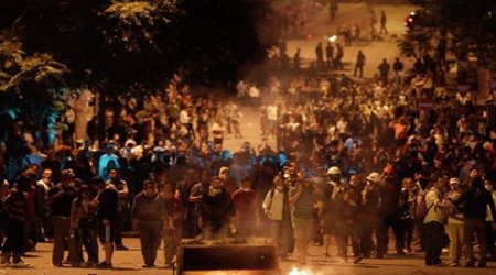 Прошедшей ночью в Турции продолжались акции протеста