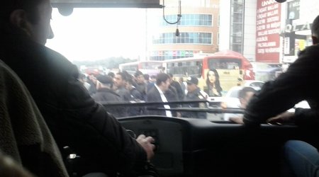 Qəza iki saata yaxın tıxac yaratdı - FOTOLAR