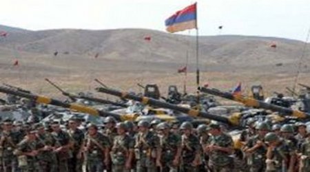 Армяне проводят учения на оккупированных территориях