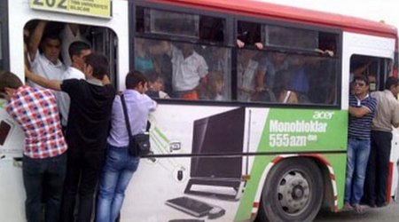 Avtobusda dava - VİDEO