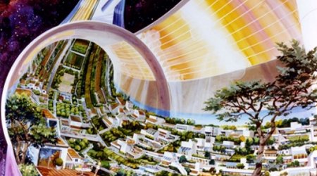 How do you build a city in space?