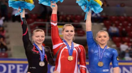 Анна Павлова - вице-чемпионка Европы по спортивной гимнастике