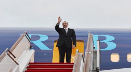 Президент Азербайджана прибыл с рабочим визитом в Турцию