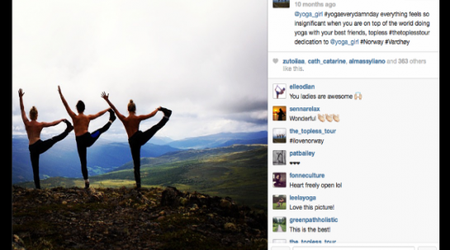 Topless photos latest travel rage
