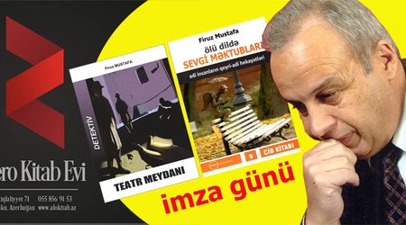 "Teatr meydanı" detektiv romanının imza günü olacaq - FOTOLAR