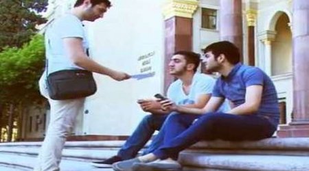 Bakıda “Sizə məktub var“ adlı flashmob keçirildi - Video