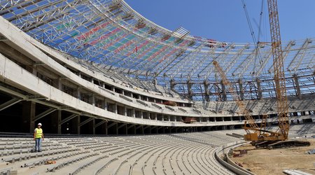 Möhtəşəm tikili: Baki Olimpiya Stadionu - FOTOLAR