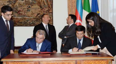 Azerbaijan, Italy sign cooperation agreements