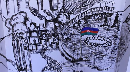 Регионы Азербайджана в работах Ляман Юсифли - ФОТО