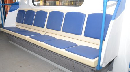 Bakı metrosunun vaqonları yeni simada - FOTOLAR