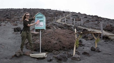 World's only post box found on an active volcano