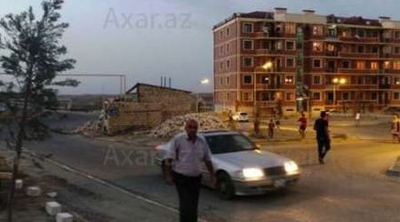 Məcburi köçkünlər etiraza qalxdı - FOTOLAR+VİDEO