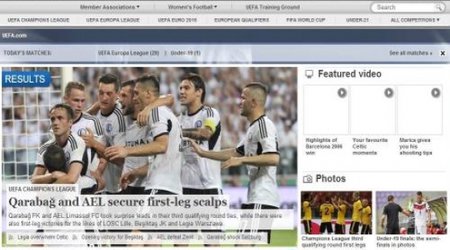 “Qarabağ” UEFA-nın manşetində
