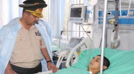 Defense Minister meets with wounded servicemen - PHOTO