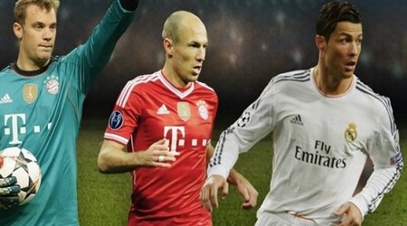 Avropanın ən yaxşı futbolçusu adına 3 iddiaçı