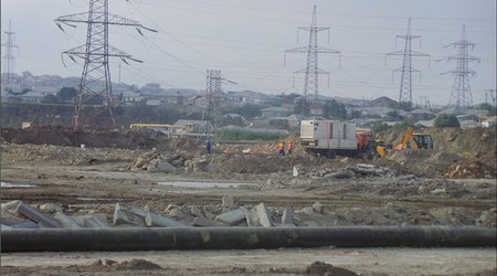 Bakı Olimpiya Stadionunun tikintisi sürətləndirilib - FOTOLAR