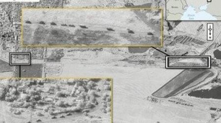 NATO Ukraynaya girən rus ordusunun görüntüsünü yaydı - VİDEO