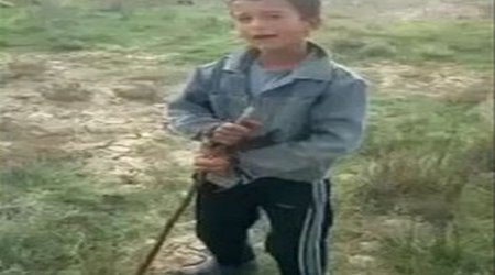 Fenomen halına gələn ağdamlı uşaq Bakıya gətirildi - VİDEO