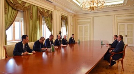 Aliyev meets Israeli defense minister visiting Baku