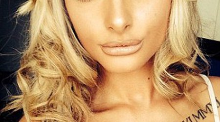 Jealous shopfitter BIT his teenage girlfriend's lip - PHOTO