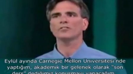 2 ay ömrü qalan professorun SON DƏRSİ - VİDEO