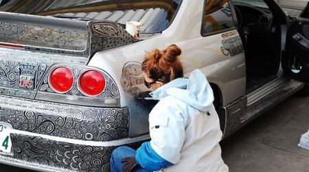 Would you let somebody draw on your car with a sharpie? - PHOTO
