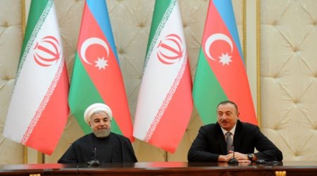 Azerbaijani, Iranian presidents attend business forum in Baku