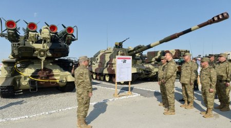 Azeri leader hails downing of Armenian chopper