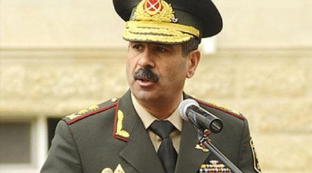 Azeri defense minister visits Russia