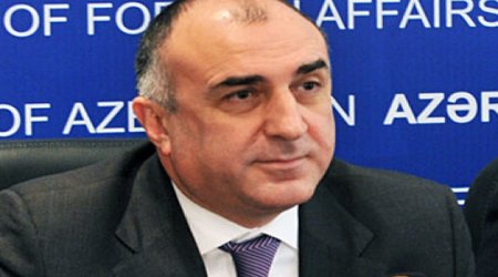 Azeri foreign minister speaks at ECO meeting in Tehran