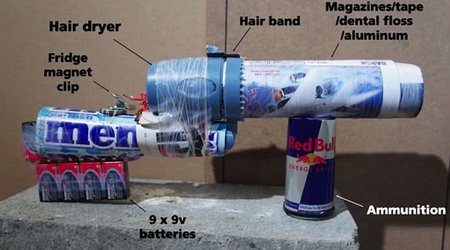 Security expert builds fully operational GUN from items - PHOTO+VIDEO