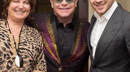 Azeri billionaire singer Emin and Elton John - PHOTO