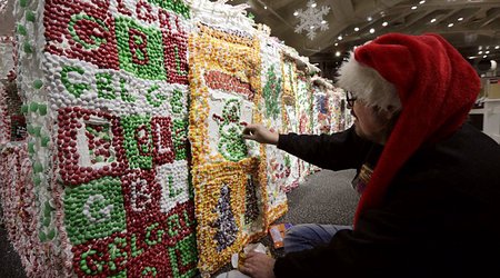 Gingerbread Lane is the world's largest edible village - PHOTO