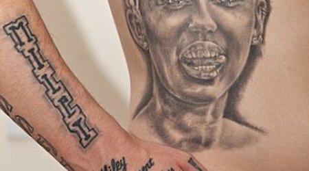 Miley Cyrus fan covers his body with 22 tattoos of the singer - PHOTO